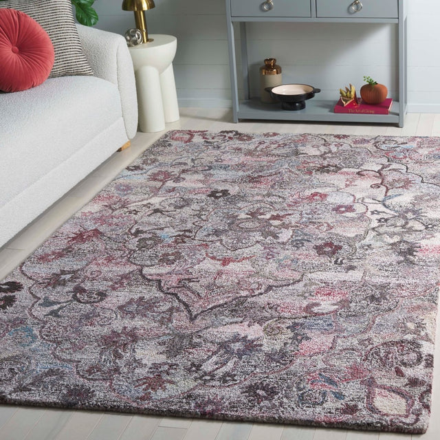 Safavieh Anatolia An406T Brown/Pink Rug.