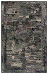 Safavieh Anatolia 4'-0" x 6'-0" Rug in Grey / Green