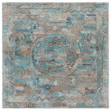 Safavieh Anatolia 6'-0" x 6'-0" Rug in Light Blue / Brown