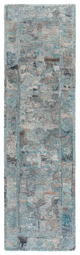 Safavieh Anatolia 2'-3" x 8'-0" Rug in Turquoise / Grey