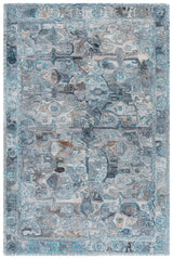 Safavieh Anatolia 4'-0" x 6'-0" Rug in Turquoise / Grey