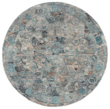 Safavieh Anatolia 6'-0" x 6'-0" Rug in Turquoise / Grey