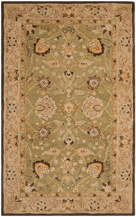 Safavieh Anatolia An512C Sage / Beige Rugs.