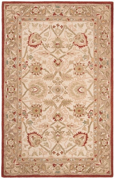 Safavieh Anatolia An512E Ivory / Rust Rugs.