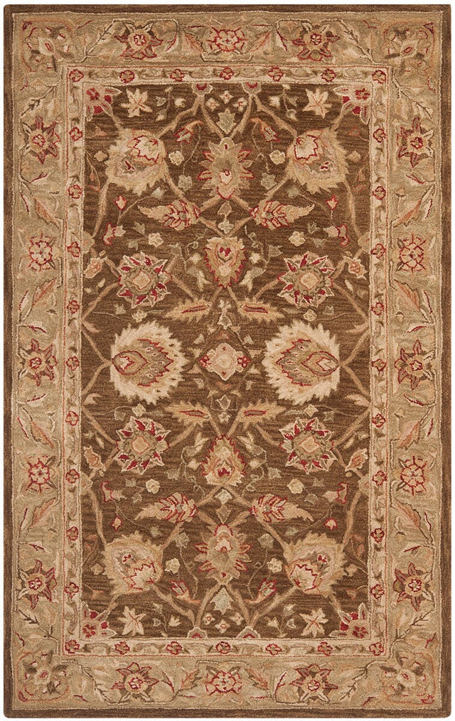 Safavieh Anatolia An512F Brown / Green Rugs.