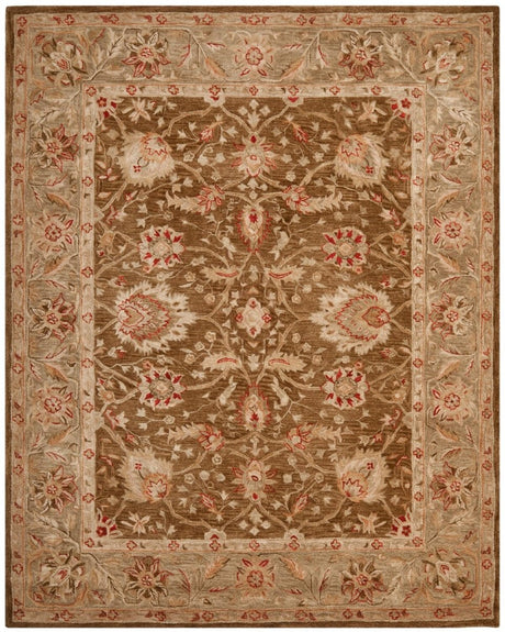 Safavieh Anatolia An512F Brown / Green Rugs.