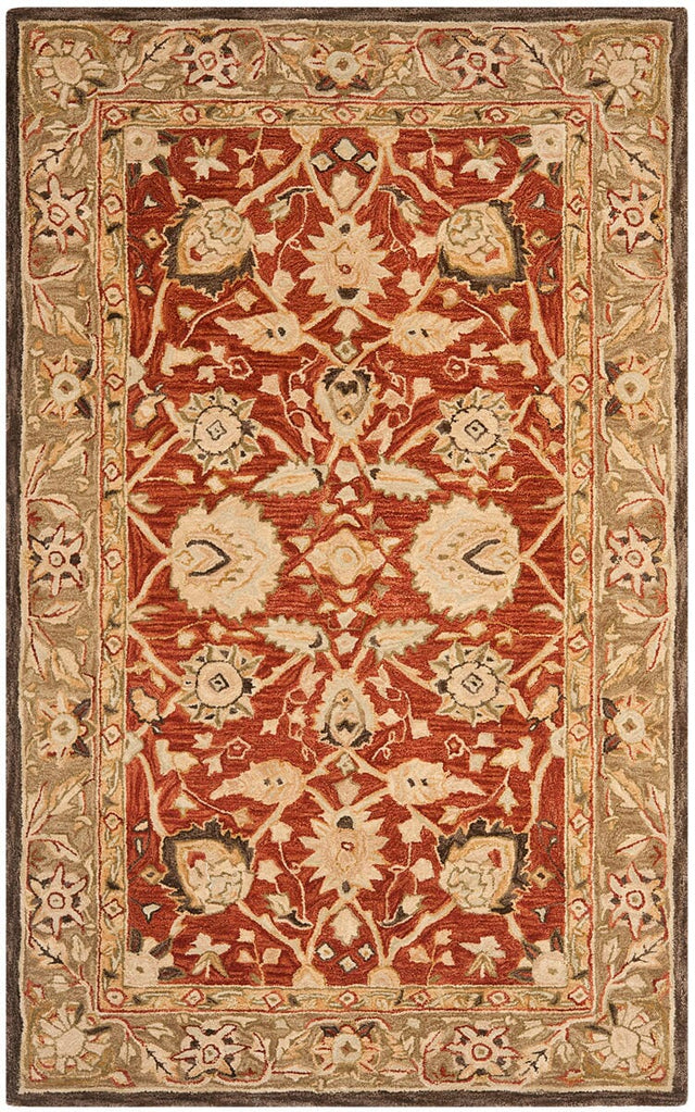 Safavieh Anatolia An512G Rust / Green Rugs.