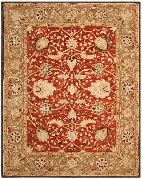 Safavieh Anatolia An512G Rust / Green Rugs.