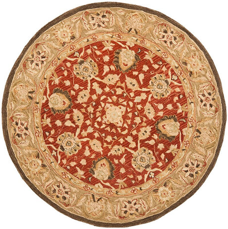 Safavieh Anatolia An512G Rust / Green Rugs.