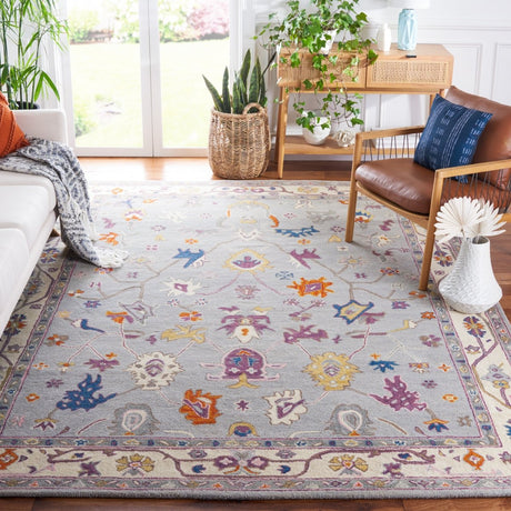 Safavieh Anatolia An513F Grey/Ivory Rug.