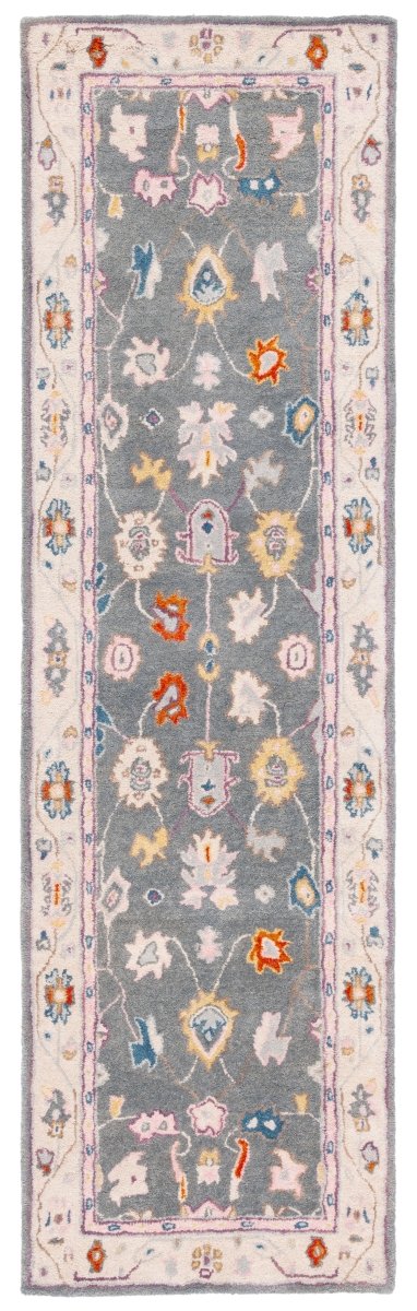 Safavieh Anatolia An513G Dark Grey/Ivory Rug.