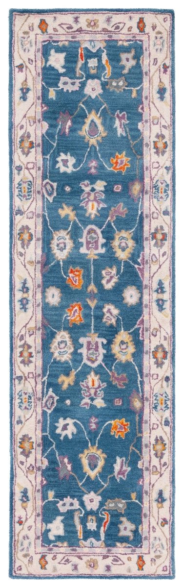 Safavieh Anatolia An513M Blue/Ivory Rug.