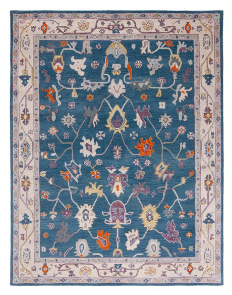 Safavieh Anatolia An513M Blue/Ivory Rug.