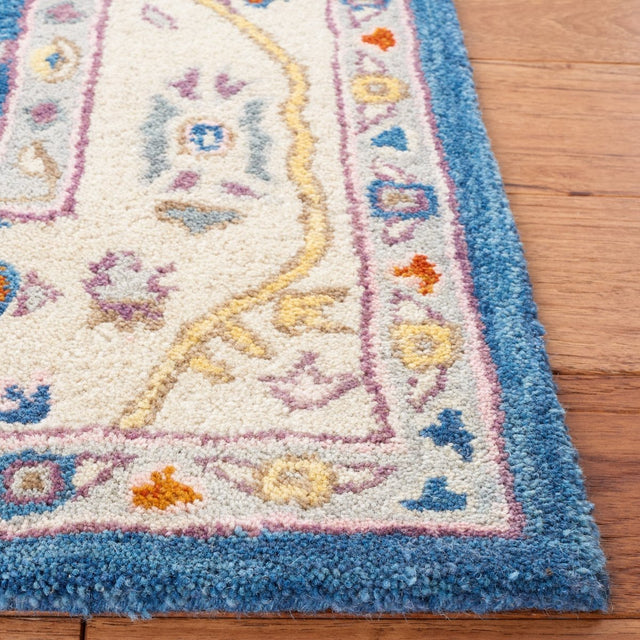 Safavieh Anatolia An513M Blue/Ivory Rug.