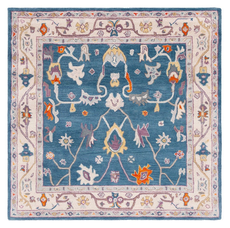 Safavieh Anatolia An513M Blue/Ivory Rug.