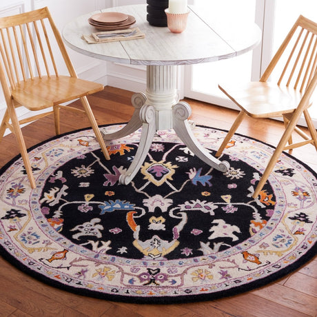 Safavieh Anatolia An513Z Black/Ivory Rug.