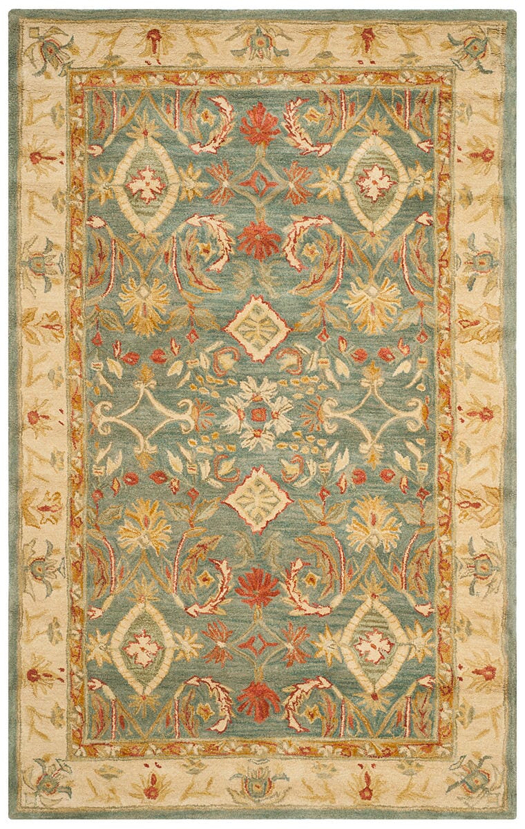 Safavieh Anatolia an544d Light Blue / Ivory Rugs.