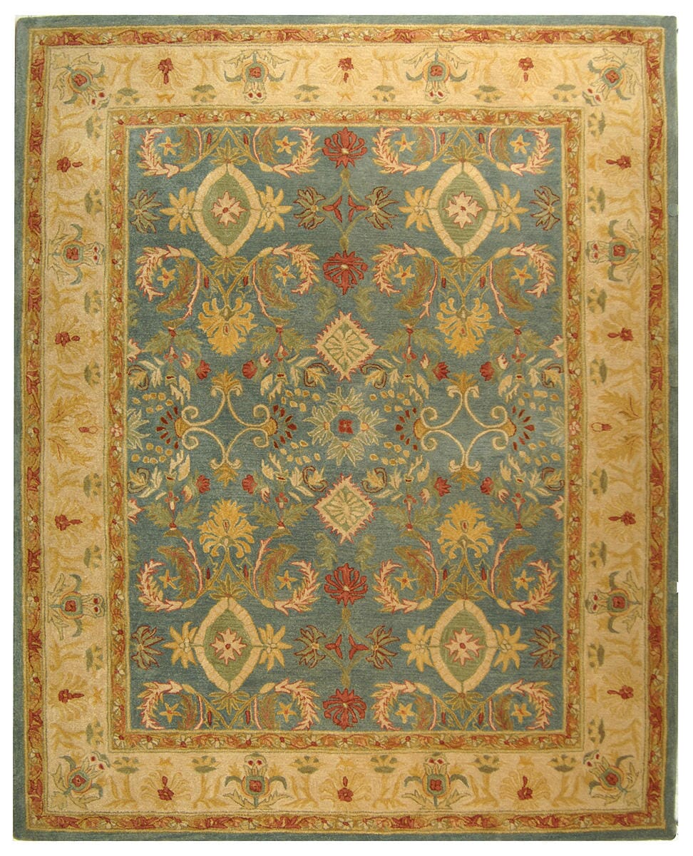 Safavieh Anatolia an544d Light Blue / Ivory Rugs.