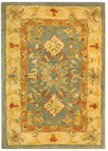 Safavieh Anatolia an544d Light Blue / Ivory Rugs.
