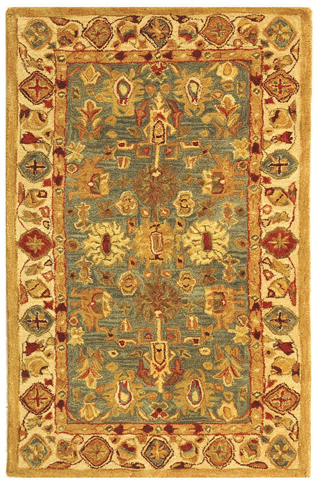 Safavieh Anatolia An547A Blue / Ivory Rugs.