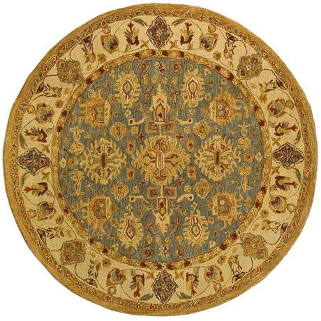 Safavieh Anatolia An547A Blue / Ivory Rugs.