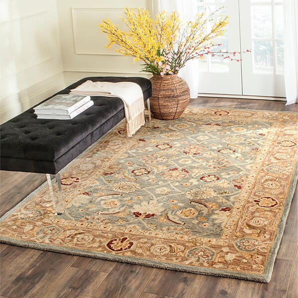 Safavieh Anatolia An549B Blue / Brown Rugs.
