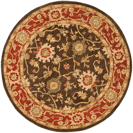 Safavieh Anatolia an554a Olive / Rust Rugs.