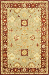 Safavieh Anatolia An556A Sage / Burgundy Rugs.