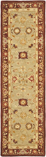 Safavieh Anatolia An556A Sage / Burgundy Rugs.