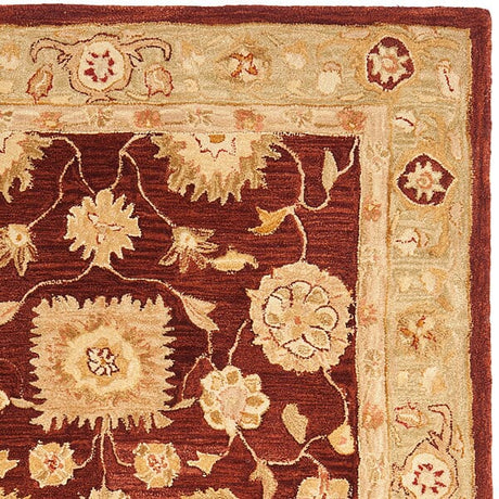 Safavieh Anatolia An556F Red / Sage Rugs.