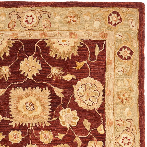 Safavieh Anatolia An556F Red / Sage Rugs.