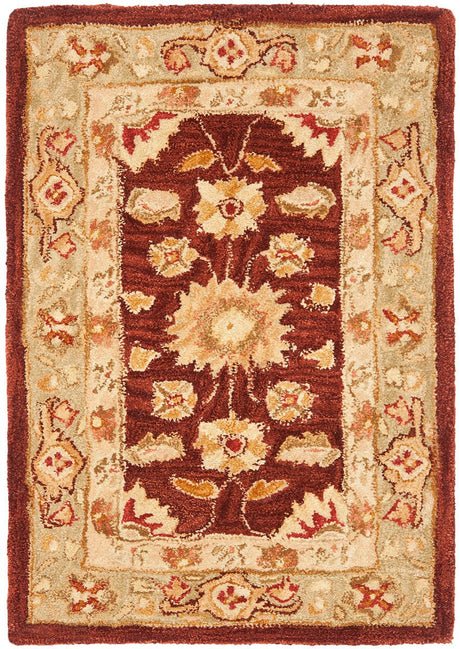 Safavieh Anatolia An556F Red / Sage Rugs.