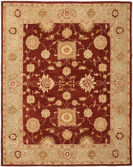 Safavieh Anatolia An556F Red / Sage Rugs.