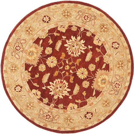 Safavieh Anatolia An556F Red / Sage Rugs.