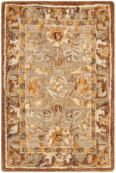 Safavieh Anatolia An558A Dark Grey / Brown Rugs.