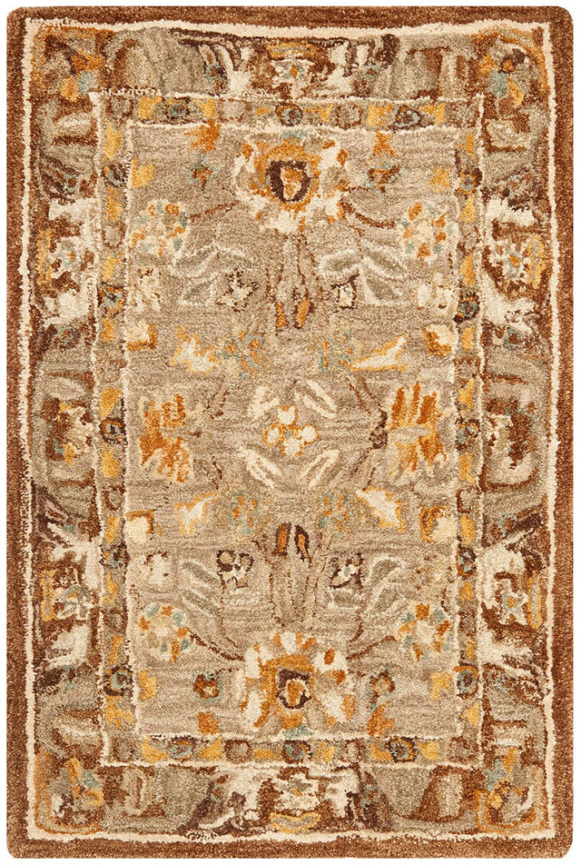 Safavieh Anatolia An558A Dark Grey / Brown Rugs.