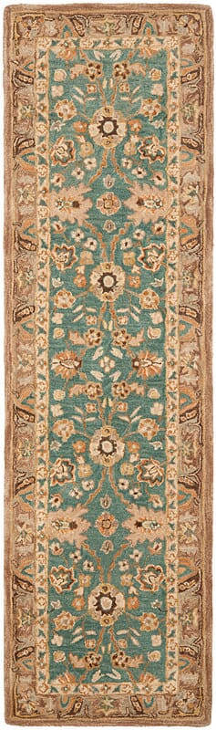 Safavieh Anatolia An558D Teal / Camel Rugs.