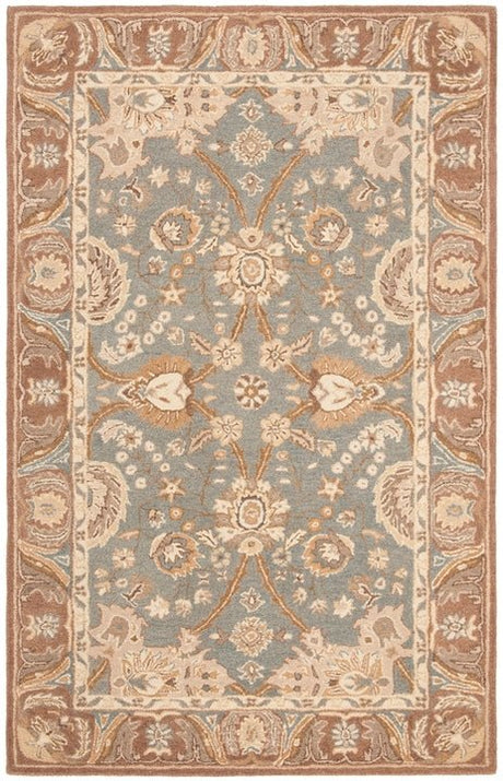 Safavieh Anatolia An558D Teal / Camel Rugs.