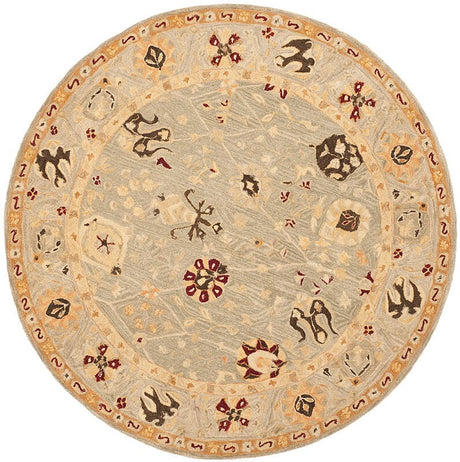 Safavieh Anatolia An559A Grey Blue / Mint Rugs.