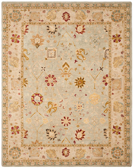 Safavieh Anatolia An559B Grey Blue / Ivory Rugs.