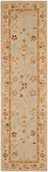 Safavieh Anatolia An559B Grey Blue / Ivory Rugs.