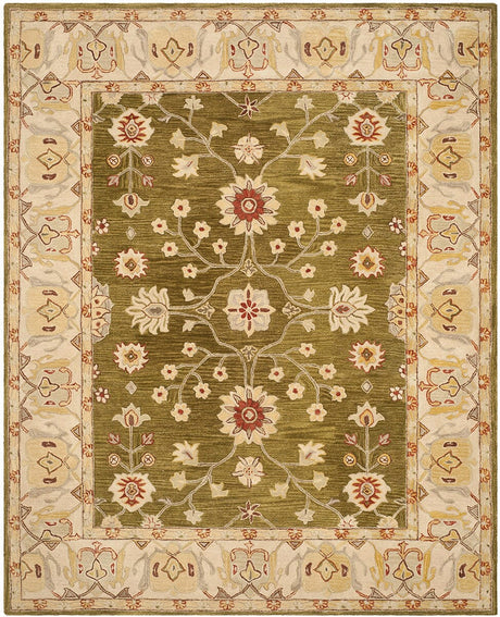 Safavieh Anatolia An562D Moss / Ivory Rugs.