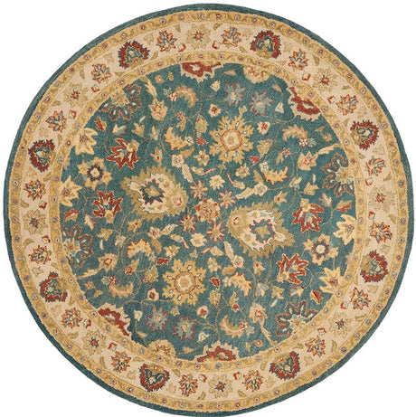 Safavieh Antiquities At15A Blue / Beige Rugs.