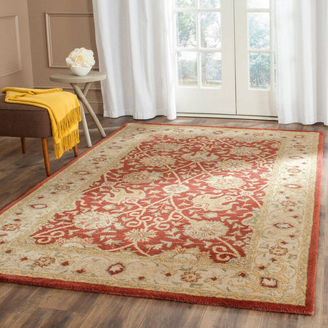 Safavieh Antiquities at21a Rust Rugs.