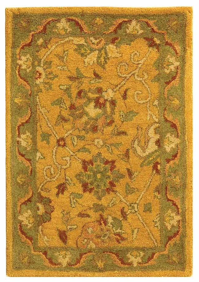 Safavieh Antiquities at21c Gold Rugs.