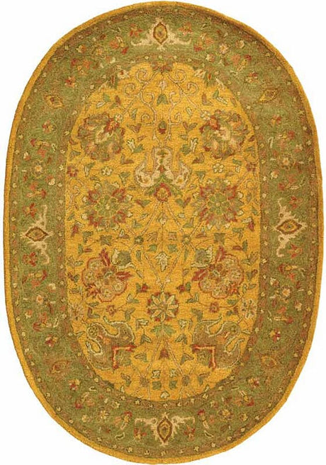 Safavieh Antiquities at21c Gold Rugs.