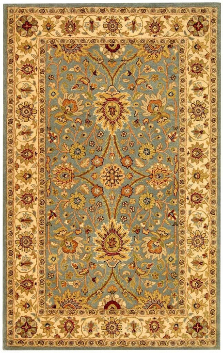 Safavieh Antiquities at249a Light Blue / Ivory Rugs.