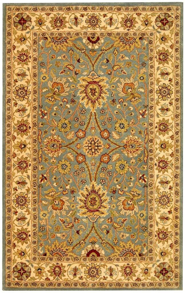 Safavieh Antiquities at249a Light Blue / Ivory Rugs.
