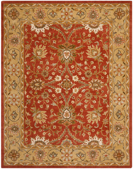 Safavieh Antiquities at249c Rust / Gold Rugs.