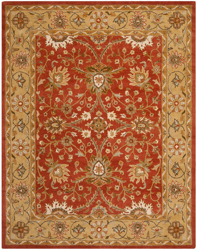 Safavieh Antiquities at249c Rust / Gold Rugs.